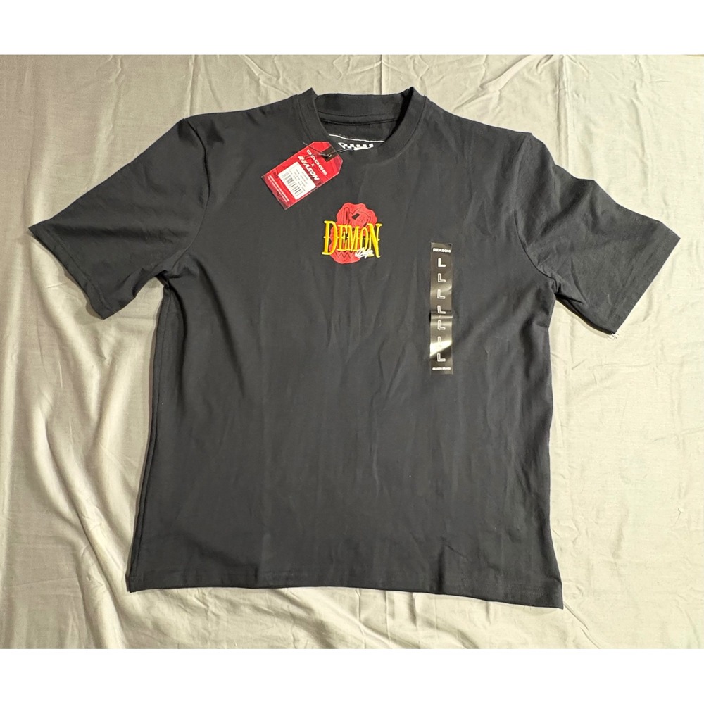 Dodge x Reason Demon 71 Black Graphic T-Shirt Mens Large DGS6TM-207 NWT - Picture 2 of 5